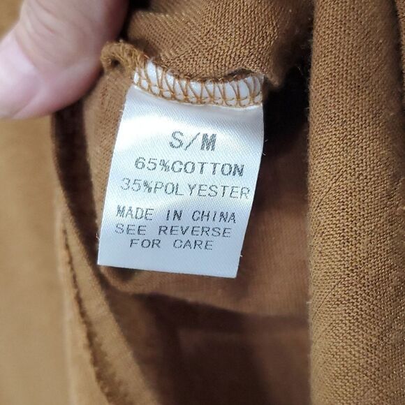 Wishlist Scoop Neck Loose Top Twisted Band Teeshirt, Size S/M - Picture 5 of 6